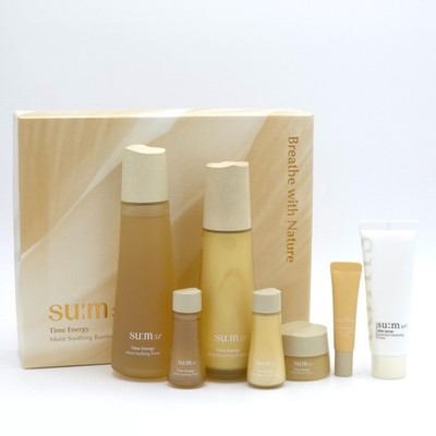 su:m37 Time Energy Moist Soothing Barrier Care 2pcs Special Set 7 Items