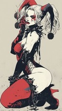 Harley Quinn PINUP ART Sticker vinyl Decal quality glossy print