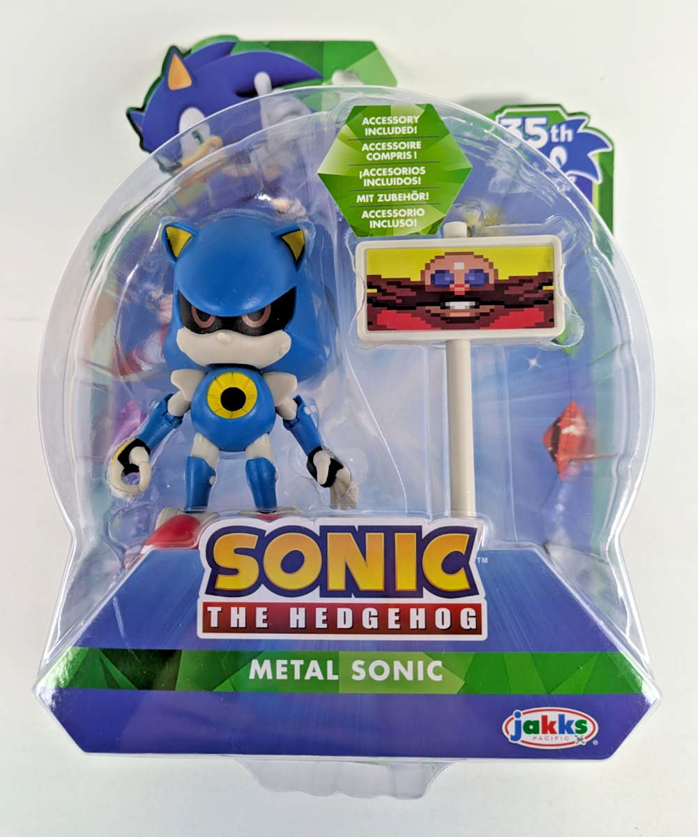 Sonic the Hedgehog 35th Anniversary Metal Sonic 4 Inch Action