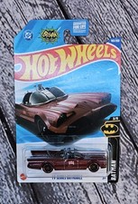 2025 Hot Wheels #103 Batman 3/5 TV SERIES BATMOBILE Burnt Red w/Black MC5 Spoke