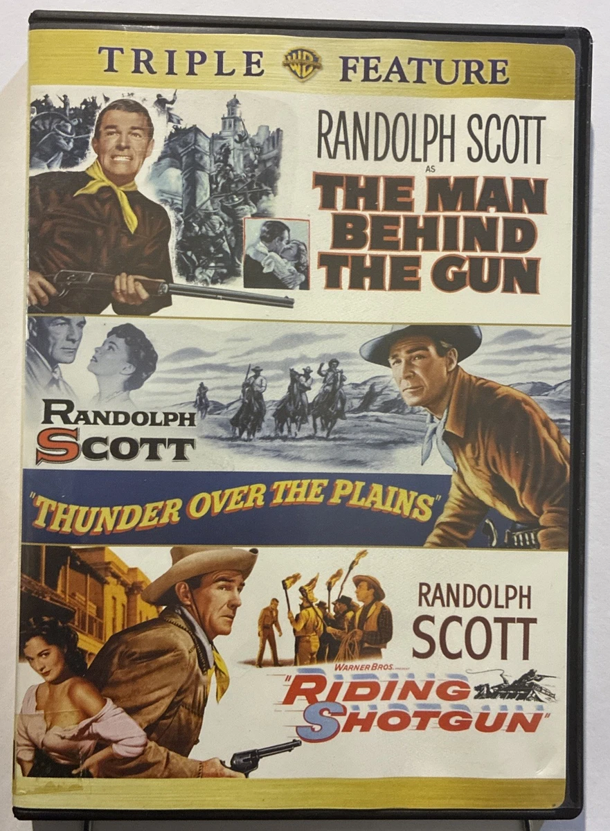 The Man Behind the Gun / Thunder over the Plains / Riding Shotgun (DVD)