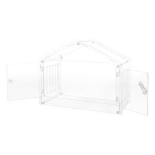 Acrylic Dog House Clear Dog Crate for Small Dogs Modern Indoor Dog Kennel