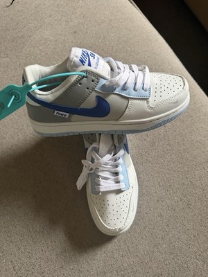 Nike SB Low Pro White Blue Grey Men's Low Top Athletic Sneakers Casual for kids 