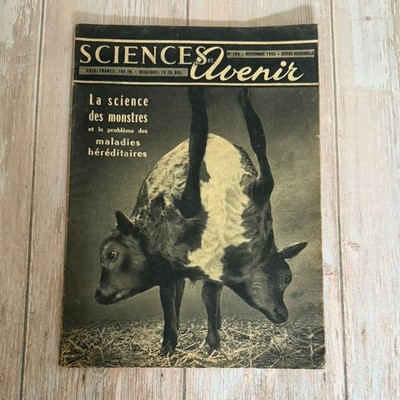 Sciences et Avenir 105 Nov 1955 Science des monstres Curiosa cabinet curiosité