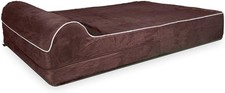 KOPEKS Dog Bed Replacement Cover Memory Foam Beds - Brown - Extra Large Jumb...