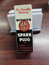 Rare Vintage Bowes Seal Fast 10-h 10mm Spark Plug Original Paper Box. Nos Rare Vintage Bowes Seal Fast 10-h 10mm Spark Plug Original Paper Box. Nos