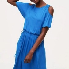 Ann Taylor Loft Cold Shoulder Jersey Dress Size XS NWT