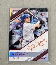 2025 Topps Diamond Icons David Wright Auto /10 Red Ink