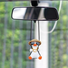 Cool Swinging Duck Hanging Ornamentcute Car Accessories For Jeep Rear View M... Cool Swinging Duck Hanging Ornamentcute Car Accessories For Jeep Rear View M...