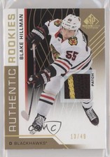 2018-19 SP Game Used Gold Spectrum Premium Material 13/49 Blake Hillman #146 df7