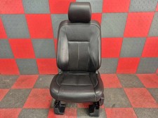 18-19 Ford Expedtion Lh Driver 10-way Power Heatedcooled Frt Seat Ebony Leather