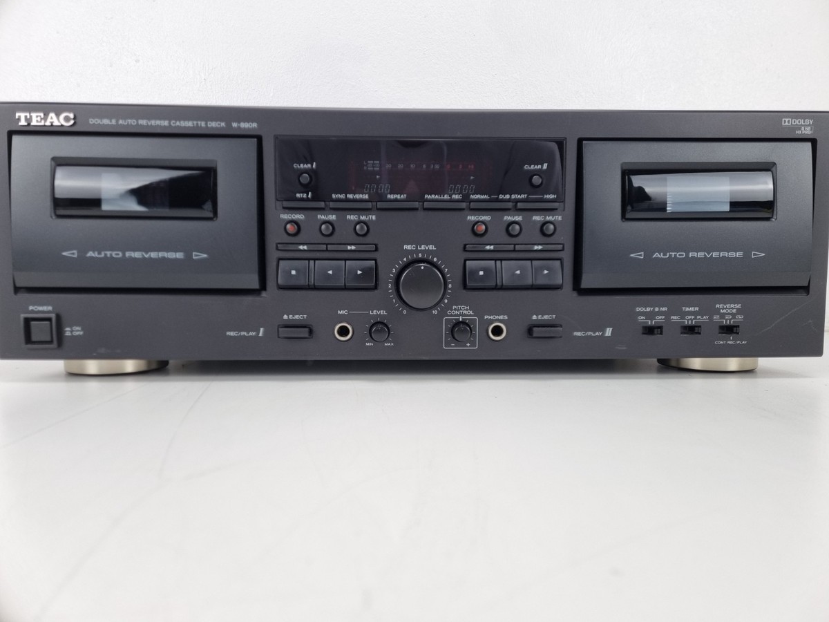 Teac W-890R Double Auto Reverse Cassette Deck - Very nice