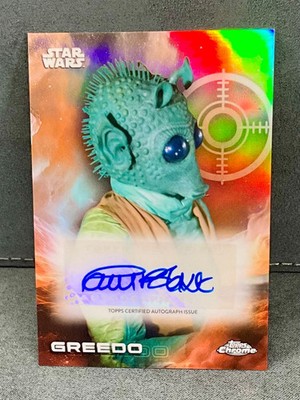 2025 Topps Star Wars Chrome Autograph Cards   Pick Your Character