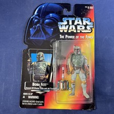 STAR WARS BOBA FETT Action Figure Power of the Force ESB Kenner 1995 NEW