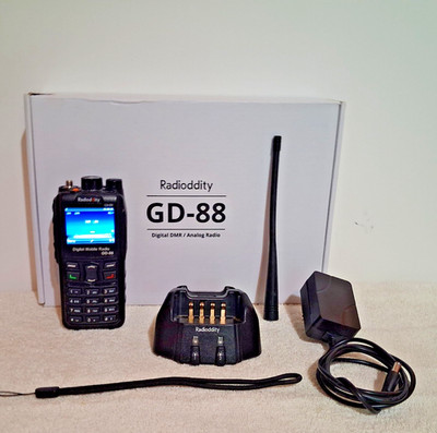Radioddity GD-88 DMR Radio 7W Dual Band Digital Analog Cross-band Repeat 3000mAh