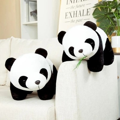 20cm Cute Panda Plush Toy Soft Stuffed Kawaii Animal Doll Gift for Kids USA