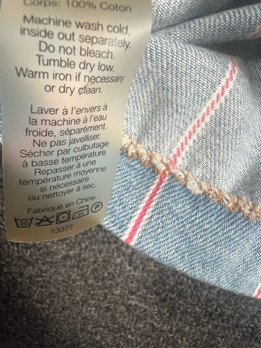 T Alexander Wang minigonna donna a righe in denim taglia 2 blu - Foto 9 di 11