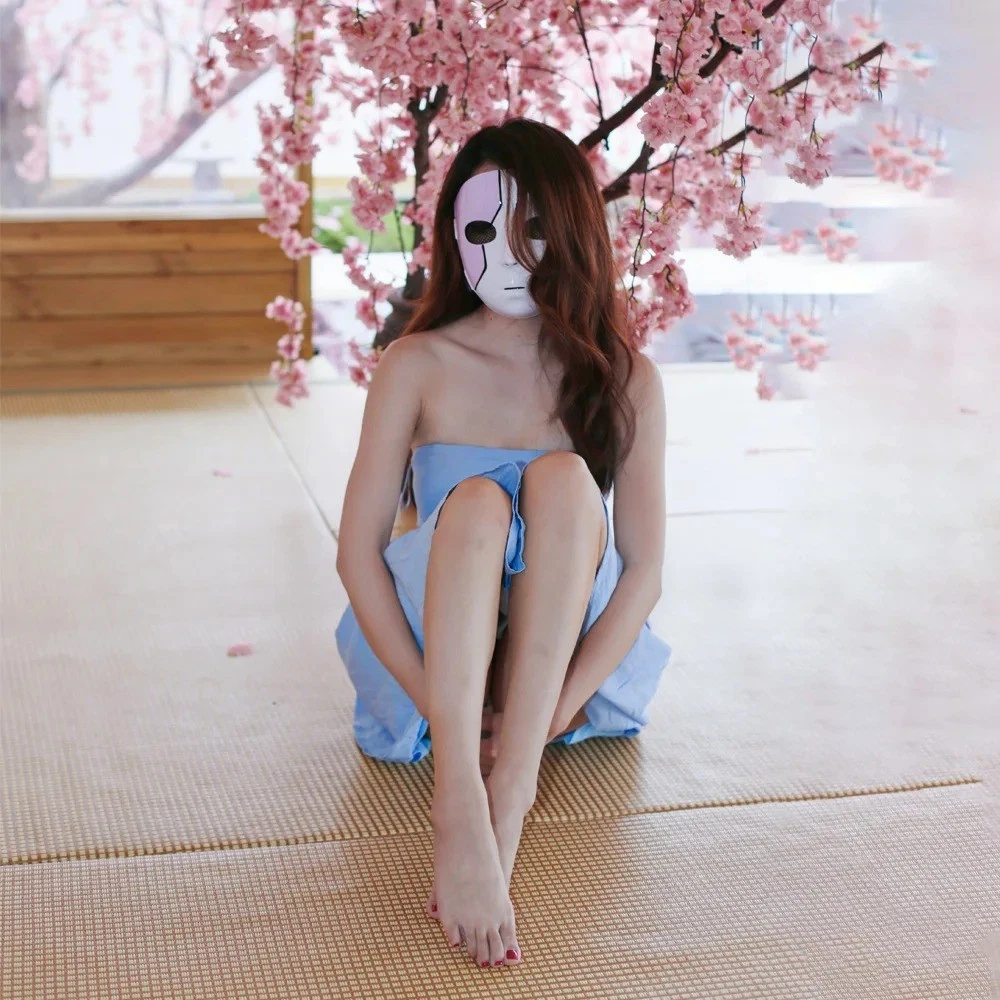Sally Face Mask Full Face Cosplay Costume Halloween Carnival Party Unisex Prop