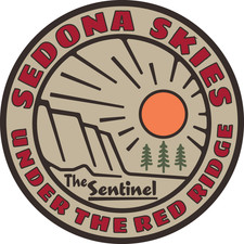 Sedona Arizona Sticker Retro Sunset Decal for Laptop Water Bottle Hiking Gift