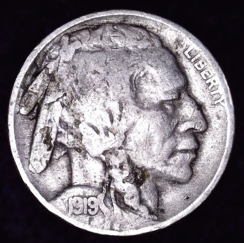 1919 Buffalo Nickel - FINE