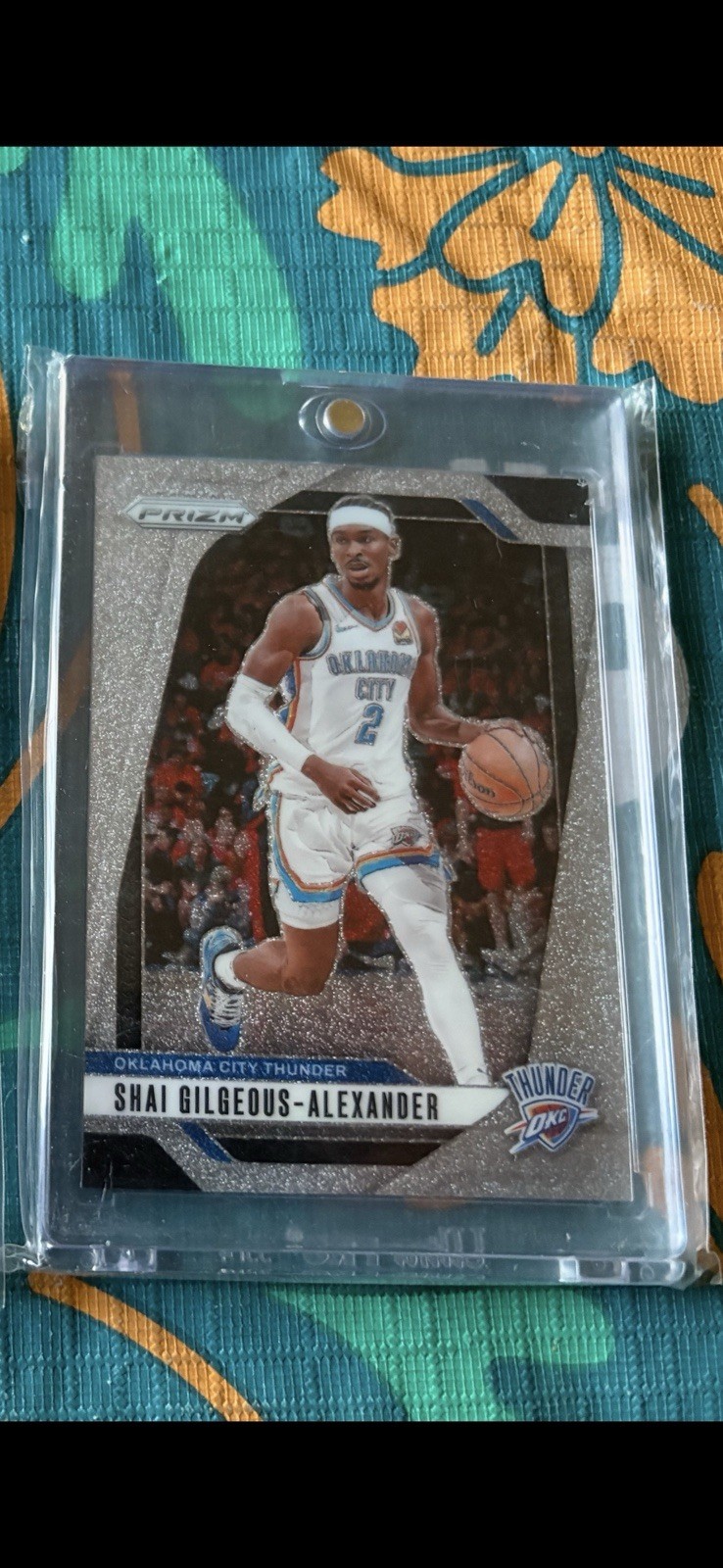 RARE SSP 2024-25 Panini Prizm SILVER GLITTER SHAI GILGEOUS-ALEXANDER # 113