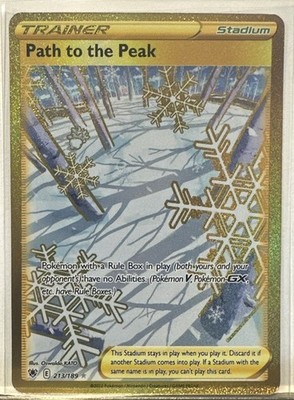 Path to Peak 213 Pokemon Astral Radiance Full Art Secret Rare Gold