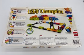 LEGO Champion 3861 Board Game 5 Fun Family Challenges Buildable 100% Complete