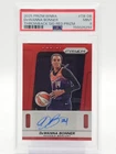 DEWANNA BONNER 2025-26 PRIZM WNBA THROWBACK RED AUTO /99 #TB-DB PSA 9 Q5064