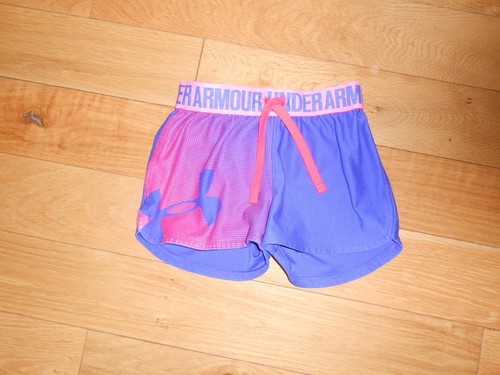 Under Armour Pink & Purple Shorts Loose Fit Size YXS
