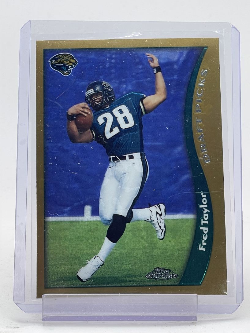 FRED TAYLOR 1998 TOPPS CHROME DRAFT PICKS ROOKIE JAGUARS #152 RC Q1880