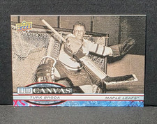 2025-26 Upper Deck Series 2 B&W UD Canvas Legends Turk Broda Toronto Maple Leafs