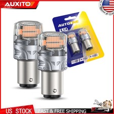 2x Amber Yellow 1157 Led Turn Signal Blinker Parking Light Bulb Extremely Bright 2x Amber Yellow 1157 Led Turn Signal Blinker Parking Light Bulb Extremely Bright