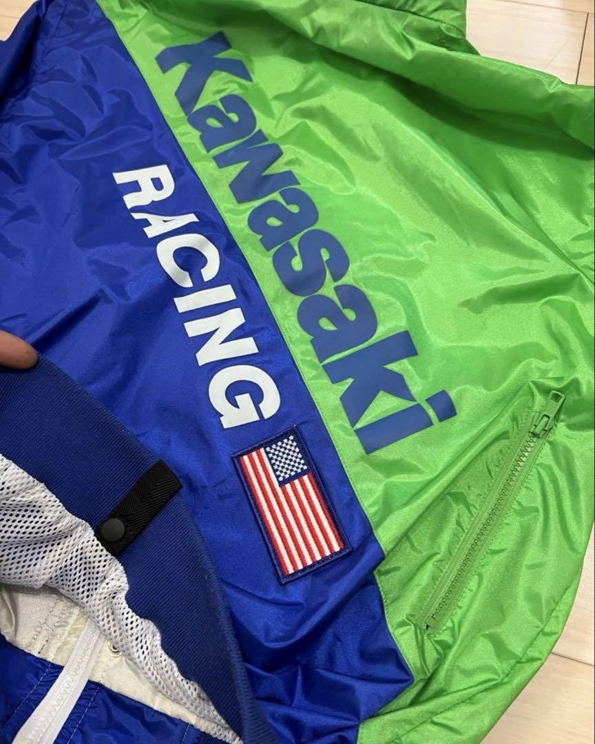 Kawasaki 80's レーシングジャケット レア ヴィンテージ 希少 Kawasaki 80's Racing Jacket Rare Vintage Works Jacket