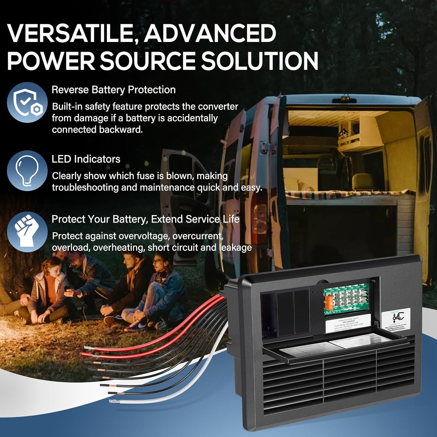 PD4135KW2BV 35 Amps Power Converter Replacement for Inteli-Power 4100 ...