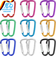 Catelves 18 StüCk Karabiner Klein SchlüSselanhäNger,Karabinerhaken SchlüSselanhä