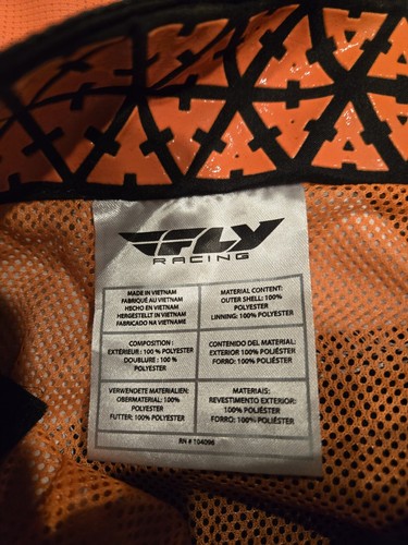 New Fly Motorcross Kinetic Trifecta Pants Men's Size 28 Turqoise Orange Black - Foto 6 di 11