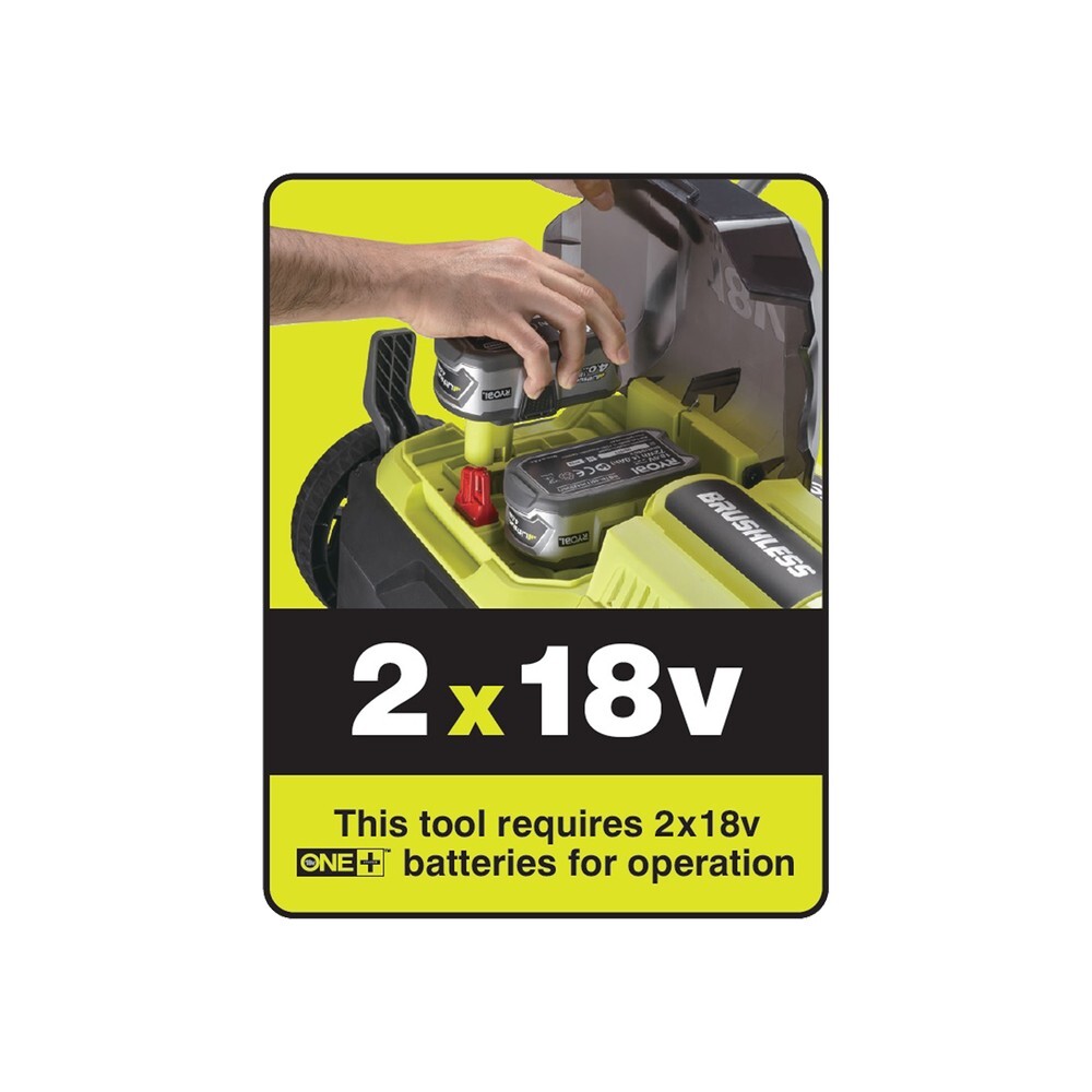 RYOBI 18V ONE+ Brushless Lawn Scarifier Dethatcher Aerator + Catcher