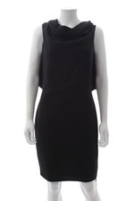 Gareth Pugh Draped Open Back Dress / Black