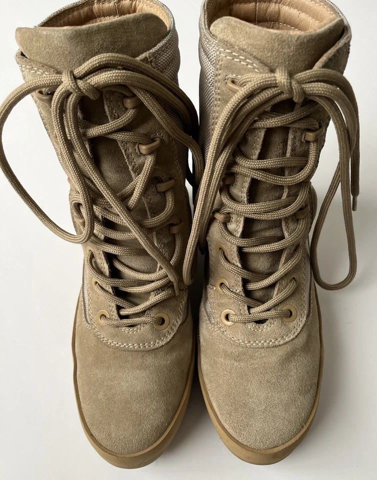 Yeezy сезон 3 военного рок нейлона толщиной замши ботинки коробка обуви чехлы размер 38 8 - Изображение 3 из 4