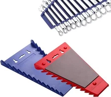 Magnetic Wrench Organizer, 2 Pack Wrench Rack Tool Trays, Premium Quality 