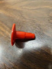 Vintage Mattel 1975 Whizzer Whizzzer Spinning Top 70s Base Stand red
