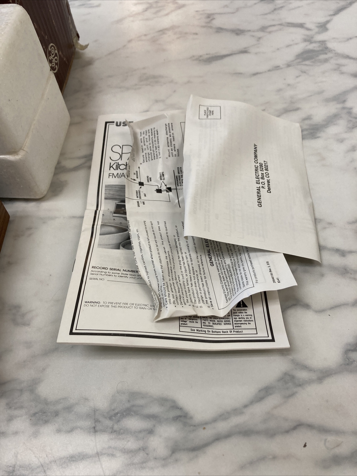 NEW Vintage GE Spacemaker Kitchen Companion Under Clock Radio 7