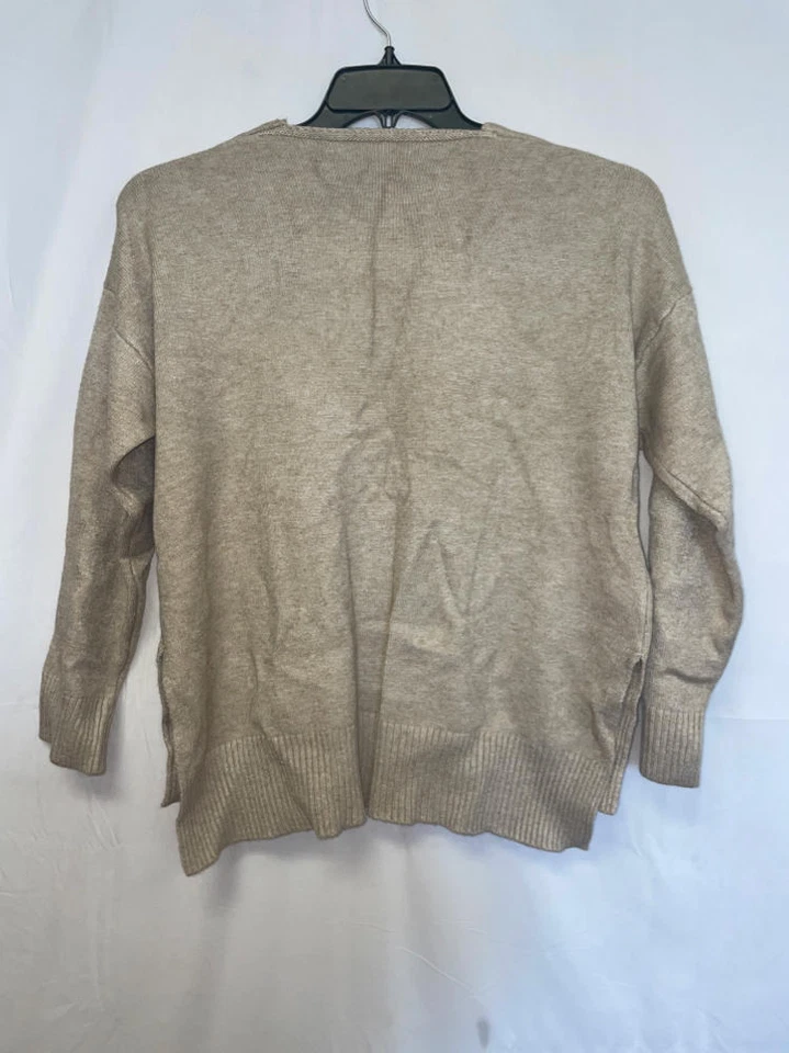 Suéter Belle De Jour Cuello en V Caqui Talla Pequeña-Mediana Nuevo sin Etiquetas Foto 2 de 3