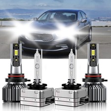 For Kia K900 2015-2017 4x 9005 D3s Led Hid Headlight Bulbs Kit Bright 6500k