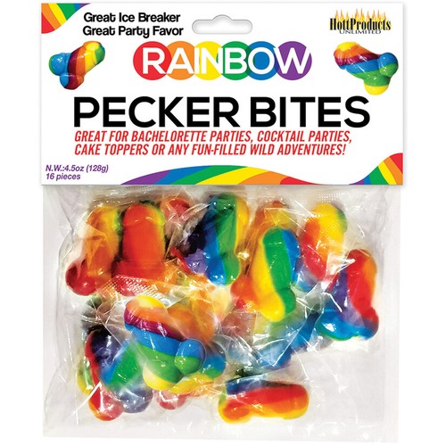 Penis Pussy Shaped Lollipop Candy💋Rainbow Bachelorette Party Favor Fun Gift - Picture 10 of 15