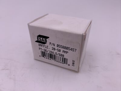 ESAB 0558005457, Plasmarc 20-50 Amp Baffle for PT-36 and 19XLS