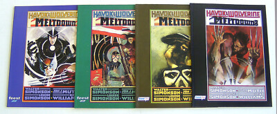 HAVOK & WOLVERINE -  1 2 3 4 komplett - MELTDOWN - FEEST 1990-1192