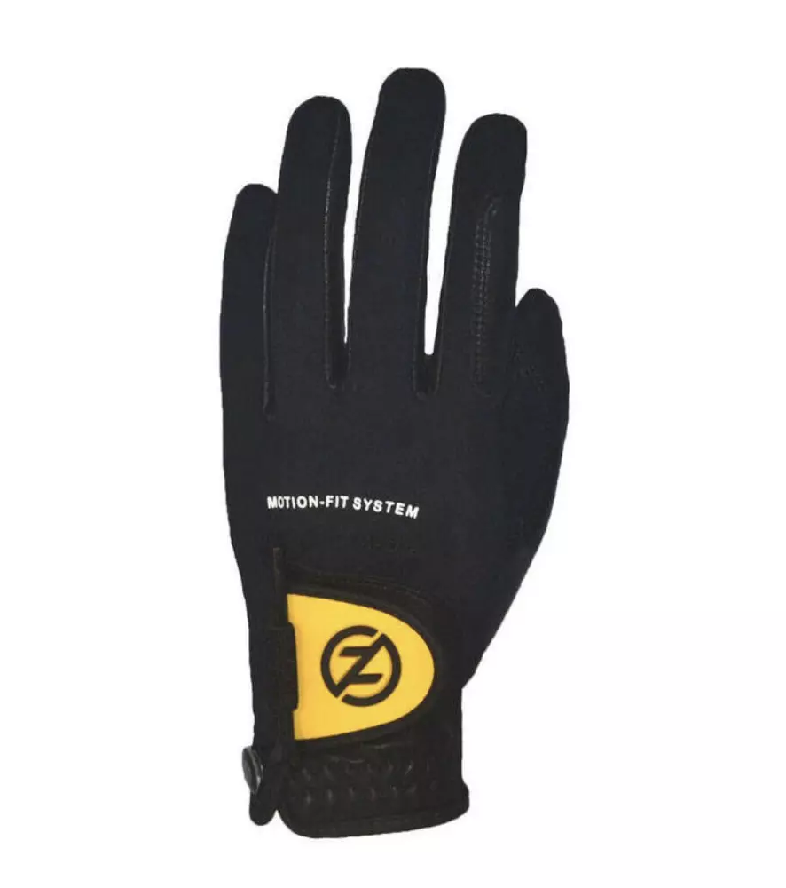 ZERO FRICTION BLACK YELLOW GOLF GLOVE 3 PACK eBay