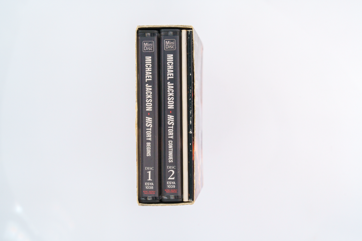 Michael Jackson HIStory (Japan) 2x MiniDisc Box Set w/ Obi