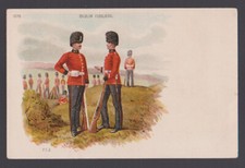 Pre-WW1 DUBLIN FUSILIERS CHROMOLITHOGRAPHIC PRINTED PC ca 1900